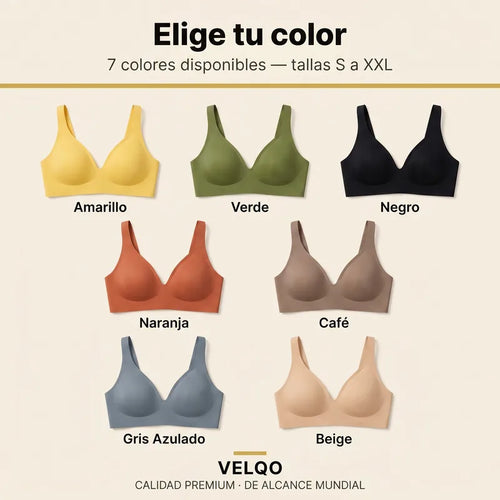 Velqo Nube™ Brasier de Gel Sin Costuras
