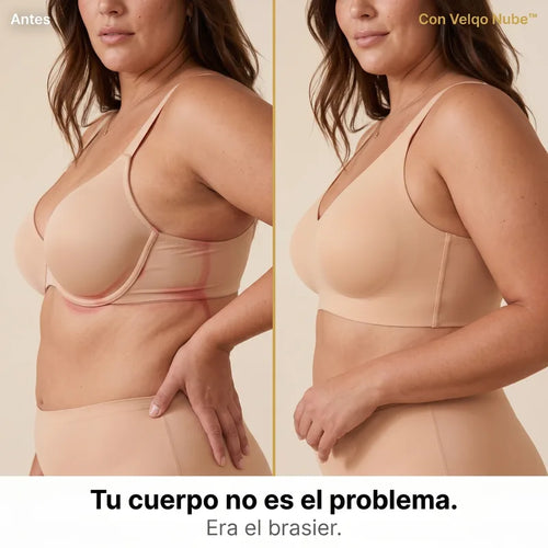 Velqo Nube™ Brasier de Gel Sin Costuras